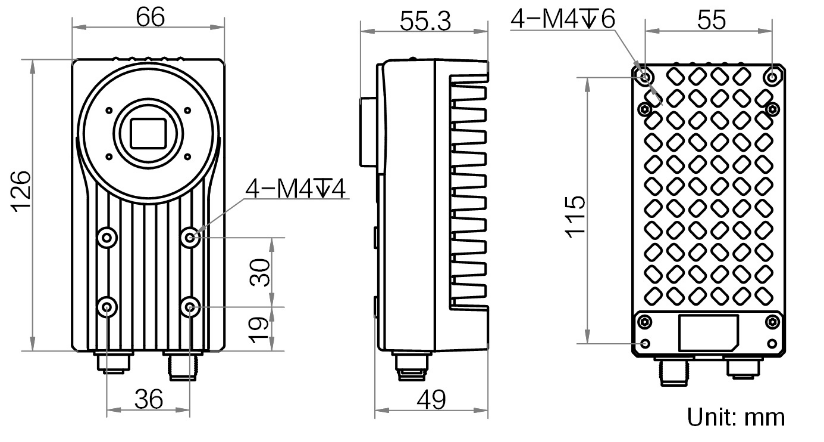 ?？礗D6000系列 MV-ID6200EM-00C-NNG 2000 萬(wàn)像素外形尺寸.png